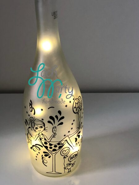 LED-Dekolichtflasche Dekoglasflasche